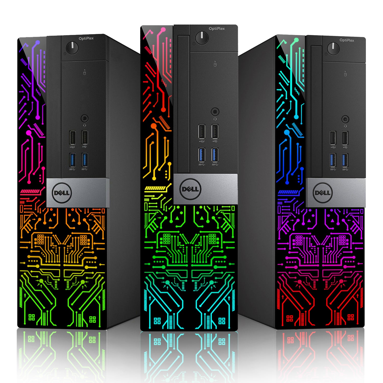Dell OptiPlex 5060 RGB Desktop Computer - R5 340X / R5 430 / GT 730 | Intel i5-8500 Six Core (4.1GHz Turbo) | 16GB DDR4 RAM | 512GB SSD | WiFi + Bluetooth | Windows 11 Pro - Refurbished