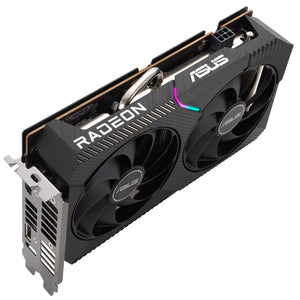 ASUS Dual Radeon RX 6500 XT Graphics Card - 4GB GDDR6, PCI Express 4.0 Video Card, Display Port 1.4a, HDMI 2.1 (Radeon RX 6500 XT OC Edition)