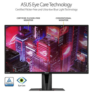 ASUS TUF 27"Inch HDR10 Gaming Monitor - WQHD (2560 x 1440), IPS, 165Hz, 1ms, Extreme Low Motion Blur, Speaker, G-SYNC Compatible, VESA Mountable, DisplayPort, HDMI VG27AQ