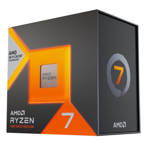 AMD Ryzen 7 7800X 3D Gaming Processor - 8 Core, 16-Thread Desktop Processor With Radeon Graphics, Up to 5 GHz Max Boost Clock (100-100000910WOF)