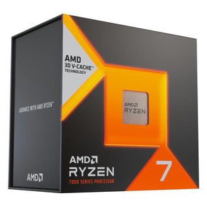 AMD Ryzen 7 7800X 3D Gaming Processor - 8 Core, 16-Thread Desktop Processor With Radeon Graphics, Up to 5 GHz Max Boost Clock (100-100000910WOF)