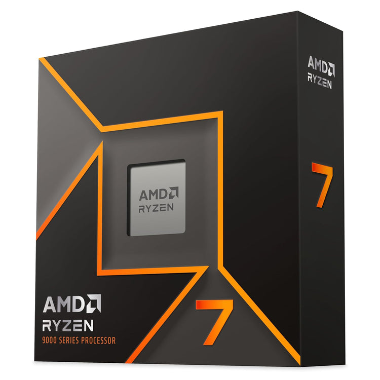 AMD Ryzen 7 9700X - 8 Cores, 16 Thread Unlocked Desktop Gaming Processor With Ryzen 9000 Series, Up to 5.5 GHz Max Boost Clock - (100-100001404WOF)