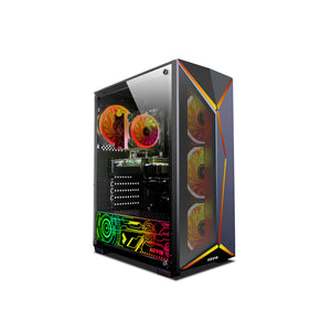 AQVIN AQ80 Gaming Desktop Computer PC Tower - Intel Core i7 - 8700 Processor Up to 4.60 GHz, GeForce GTX 1650/1660 | RTX 3050/5060 Graphics Card, 32GB DDR4 RAM, 1TB SSD - 2TB SSD, Windows 11 Pro, Gaming Keyboard and Mouse