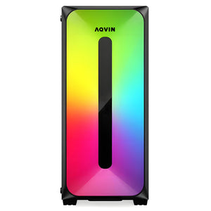 AQVIN Gaming PC Desktop Computer Tower, Intel Core i7 up to 4.00 GHz, 32GB DDR4 RAM, 1TB - 2TB SSD, RX 580, GTX 1660s, RTX 3050, RTX 3060, Windows 10 Pro, WIFI - RGB Keyboard and Mouse