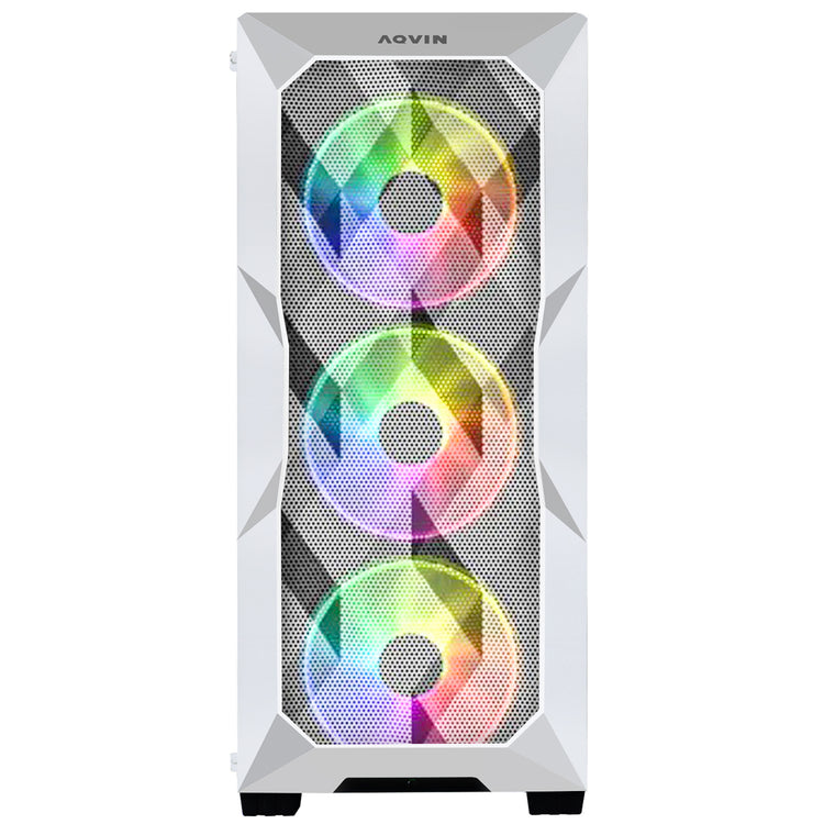 AQVIN AQW70/ AQB70 Gaming PC Tower - 27 inch Curved Gaming Monitor (Intel Core i7 Processor/ 32GB DDR4 RAM/ 1TB - 2TB SSD/ GeForce RTX 3050, 3060, 5060 GPU/ Windows 11 Pro) WiFi Ready
