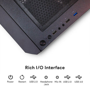 AQVIN Gaming PC Tower Desktop Computer Combo, Intel Core i7 up to 4.60 GHz, 32GB DDR4 RAM, 1TB - 2TB SSD, RX 580, GTX 1660s, RTX 3050, RTX 3060, Windows 11 Pro, WIFI - 27 inch Curved Gaming Monitor