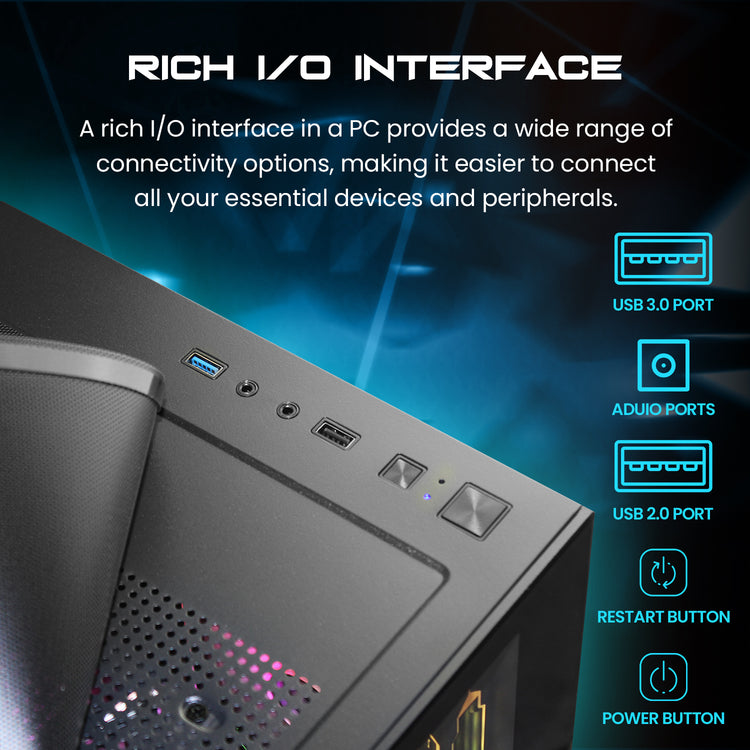 AQVIN NEON Windows 11 Pro Mini Gaming PC - NVIDIA Graphics GeForce RTX 3050 6GB GDDR6, Intel Core i7 - 8th Gen Up to 4.60 GHz Processor, 32GB DDR4 RAM, 1TB NVMe SSD - 2TB NVMe SSD, RGB Keyboard Mouse