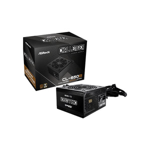 ASRock 650W Power Supply 80+Bronze - 120mm Golf-blade Fan With Built-in 5V BOOST function - (CL-650B)