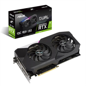 ASUS Dual GeForce RTX 3070 Graphics card, 8GB GDDR6, PCI Express 4.0 Video card, HDMI, Diaplay port, HDCP Support (DUAL-RTX3070-O8G-V2)