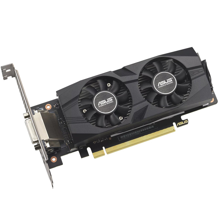 ASUS GeForce RTX 3050 LP BRK OC Edition Graphics Card | Dual Ball Bearings and Stainless Stell Bracket | 6GB GDDR6 | HDMI, DVI-D, Display Port - (RTX3050-O6G-LP-BRK)