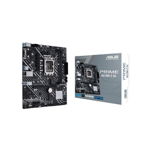 ASUS PRIME H610M-E D4 | Intel H610 Chipset ( LGA 1700) | DDR4 Support | PCIe 4.0 | USB 3.2 Gen 1 | Dual M.2 Slots | HDMI/DVI/D-Sub Outputs - Micro ATX Motherboard