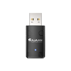 HAJAAN AX 900 Mbps Wireless USB Adapter with Bluetooth 5.3, Dual Band 2.4/5.8 GHz, High-Speed WiFi Dongle for Desktop PC/Laptop, Wireless Network Adapter Supports Windows 10/11