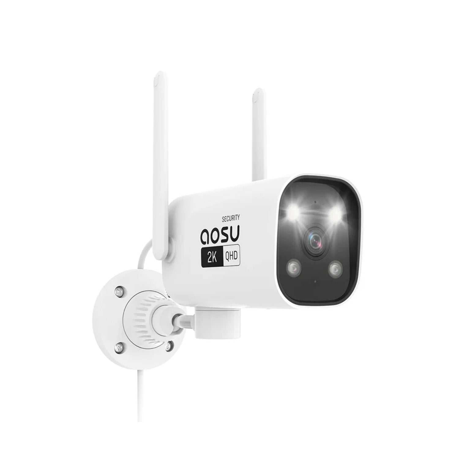 AOSU C4L 4MP, Dual-Band Wi-Fi, Outdoor Security Camera With Human Auto Tracking, Full-Color Night Vision and Motion Tracking, 270 Degree Field of View, Compatible With Alexa and Google Assistant
