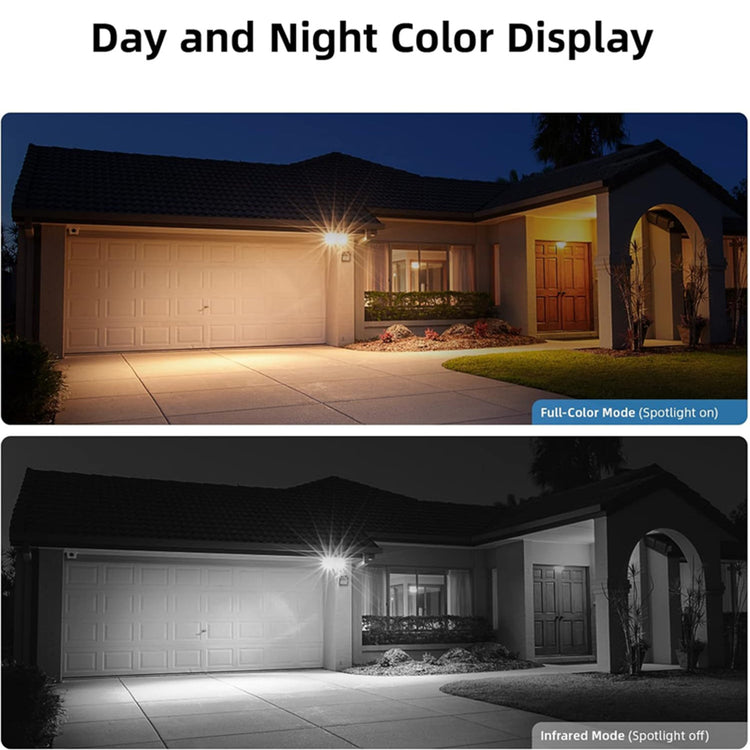 AOSU C7L | 4MP Wireless Outdoor Battery Camera With Solar Panel | Color Night Vision | PIR Human Motion Detection | 2-Way Audio and Waterproof | Compatible With Alexa and Google Assistant