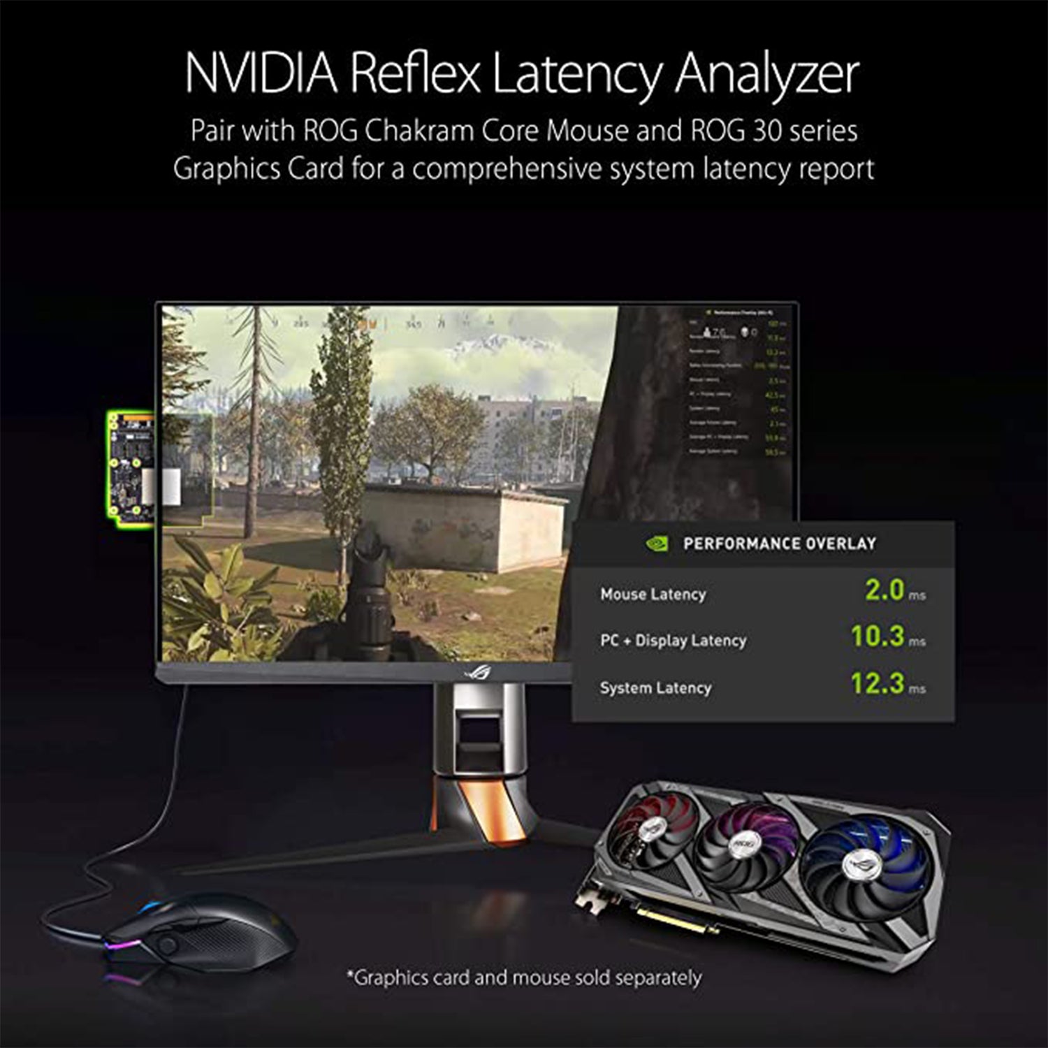 ASUS ROG SWIFT eSports NVIDIA G-SYNC Gaming Monitor – 24.5 inch FHD (1920 x 1080), NVIDIA Reflex Latency Analyzer, 360 Hz Refresh Rate, Fast IPS, 1 ms (GTG), PG259QNR ROG Desk Mount Kit, HDMI, DisplayPort