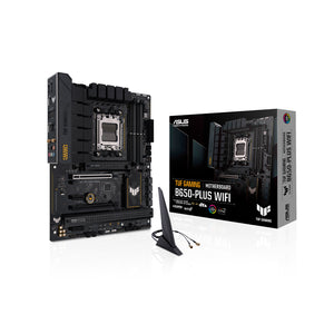 ASUS TUF Gaming B650-Plus WiFi ATX Motherboard - Support AMD Ryzen 9000/8000/7000 Series Desktop Processor, With DDR5 Up to 128GB Max Memory, Display Port / HDMI