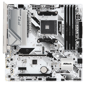 ASRock B550M Pro SE Motherboard - AMD PRO565 Chipset, AM4 Socket, SATA3 6Gbps ATX With DDR4 Up to 128GB Max Memory, Dual M.2 For SSD, HDMI, DisplayPort