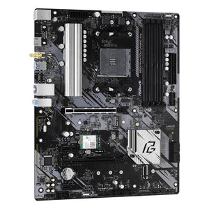 ASRock B550 Phantom Gaming 4/ac Motherboard - ATX - Support AMD Ryzen 3000G/ 4000G/ 5000G Series Desktop Processors,With DDR4 Up to 128GB Max Memory, HDMI