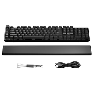 be quiet! Light Mount (Silent Linear US) Mechanical Keyboard - Triple-layered dampening With Hot-swappable Lubricated Silent Switches - BT003US