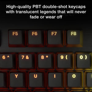 be quiet! Dark Mount (Silent Linear US) Mechanical Keyboard - Durable and ergonomic With Hot-swappable Numpad and Media Dock - BT001US