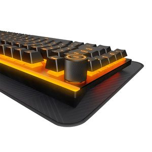be quiet! Light Mount (Silent Tactile, US) Mechanical Keyboard - Hot-Swappable Lubricated Silent Switches | 3D Media Wheel | Quality PBT Double-Shot Keycaps - BT004US