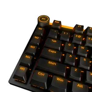be quiet! Light Mount (Silent Tactile, US) Mechanical Keyboard - Hot-Swappable Lubricated Silent Switches | 3D Media Wheel | Quality PBT Double-Shot Keycaps - BT004US