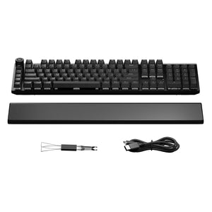 be quiet! Light Mount (Silent Tactile, US) Mechanical Keyboard - Hot-Swappable Lubricated Silent Switches | 3D Media Wheel | Quality PBT Double-Shot Keycaps - BT004US