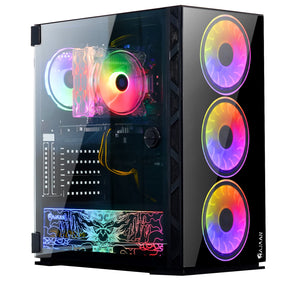 HAJAAN BREEZE PRO Gaming PC Desktop Tower 32GB DDR4 RAM, 1TB SSD, Wifi, Windows 11 Pro