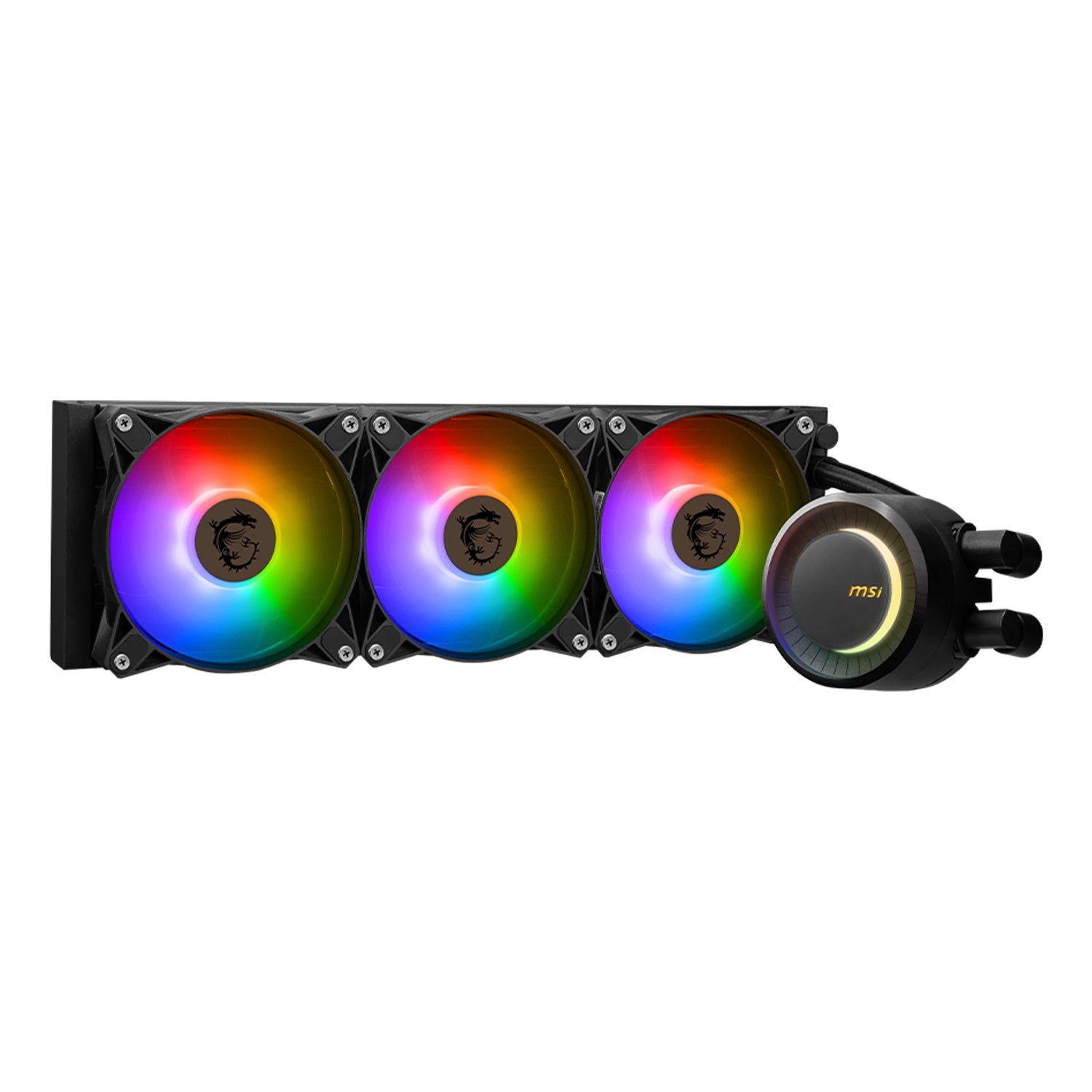 MSI MAG CLE360 CPU Liquid Cooler - ARGB Fan Lighting With 360mm Radiator Size, Support Intel Socket / AMD Socket - Black