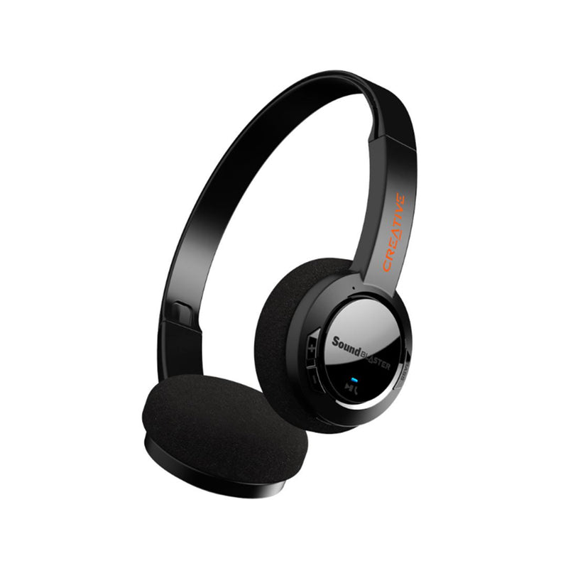 Creative Sound Blaster Jam V2 Wireless Headset - Ultralight On-ear Headphones, Bluetooth With Multipoint, 32 mm Neodymium, Google Assistant, Compatible With any PC or Mac - (51EF0950AA000)