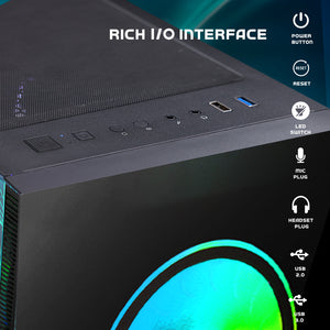 HAJAAN Gaming PC | 32” Inch Curved Gaming Monitor | Intel Core i7 Processor | GeForce RTX 3060 | Wi-Fi Ready | Windows 11 Pro