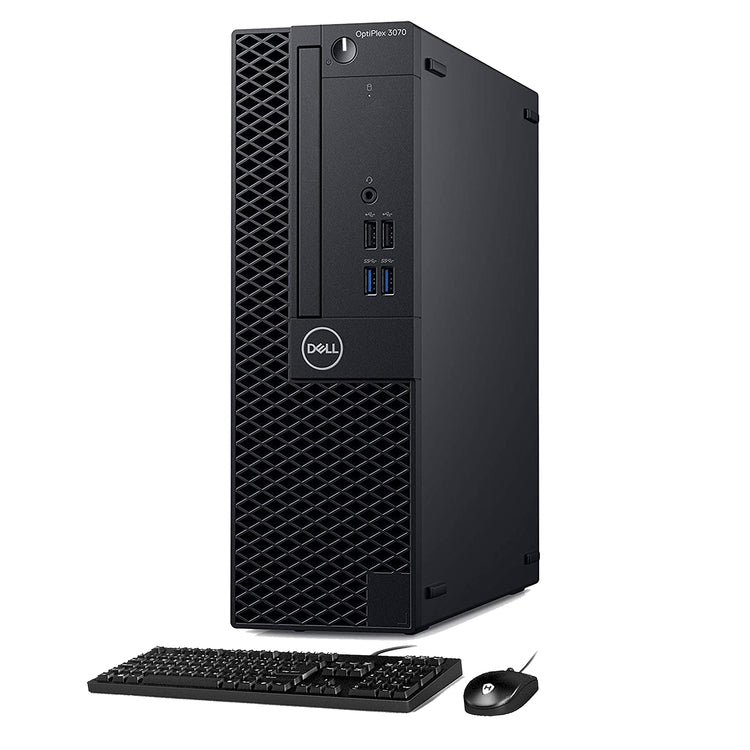 Dell OptiPlex 3070 SFF Desktop Computer PC | Intel Hexa-Core i5 - 8th / 9th Gen Processor | 16GB - 32GB DDR4 RAM | 512GB - 2TB NVMe SSD | Windows 11 Pro | Keyboard and Mouse | WIFI - Refurbished