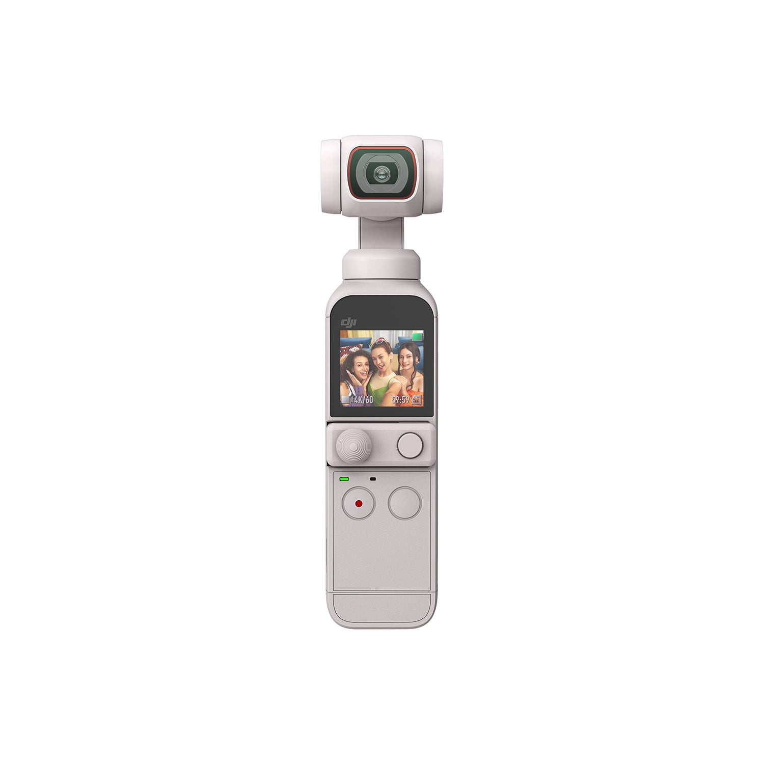 DJI Pocket 2 Exclusive Combo - Sunset White Pocket-Sized 4K Vlogging Camera, 3-Axis Motorized Gimbal, Portable Video Camera for Android and iPhone - (CP.OS.00000163.01)