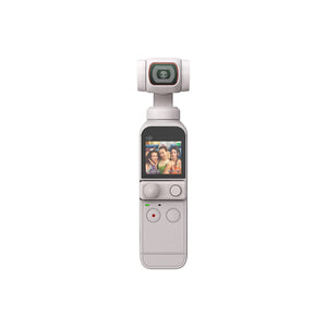DJI Pocket 2 Exclusive Combo - Sunset White Pocket-Sized 4K Vlogging Camera, 3-Axis Motorized Gimbal, Portable Video Camera for Android and iPhone - (CP.OS.00000163.01)