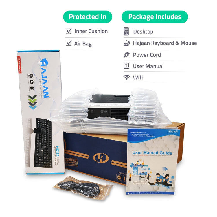 Dell OptiPlex SFF Desktop Computer PC | Intel 8th& 9th Gen-Core i5 Processor | 16GB - 32 GB RAM | 512GB - 2TB SSD | Windows 11 Pro | Keyboard and Mouse | WIFI - Refurbished