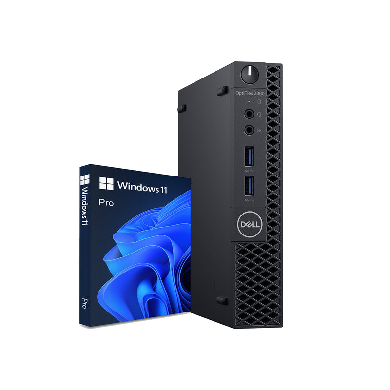 Dell OptiPlex 3060-Micro Tiny Business Desktop Intel Core i5 8th Gen Processor Up to 3.30GHz | 16GB - 32GB DDR4 | 512GB - 2TB SSD | Windows 11 Pro | WIFI | HDMI - Refurbished