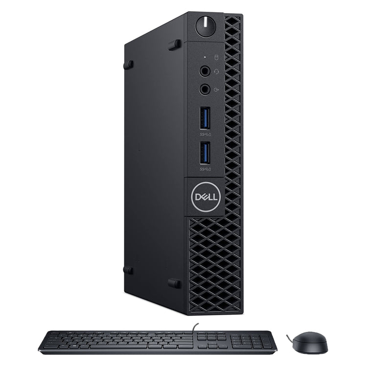 Dell OptiPlex 3070 Tiny High Performance Desktop PC | Intel Hexa-Core i5 - 8th Up to 3.50GHz | 16GB DDR4 RAM | 256GB - 1TB SSD | Windows 11 Pro | Keyboard & Mouse | WIFI - Refurbished