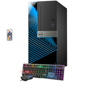 Dell Optiplex Tower RGB Desktop Computer PC, Intel Hexa-Core Processor i5-9500 up to 4.40 GHz, 16GB- 32GB DDR4 RAM, 512 GB SSD, Windows 11 Pro
