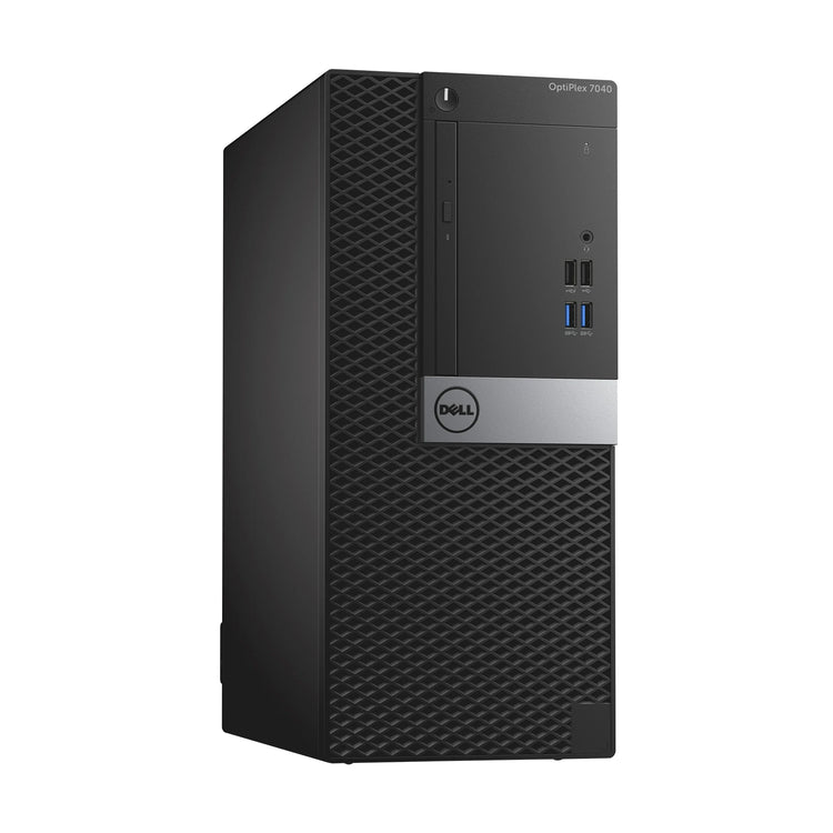 Dell OptiPlex 7040 Mini Tower Business Desktop PC, Intel Core i5/i7 - 6th Gen Processor, 16GB - 32GB DDR4 RAM, 512GB - 2TB SSD, Windows 10 Pro, Keyboard and Mouse - Refurbished