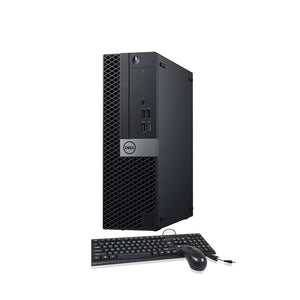 Dell OptiPlex SFF Desktop Computer PC | Intel 8th& 9th Gen-Core i7 Processor | 16GB - 32 GB RAM | 512GB - 2TB SSD | Windows 11 Pro | Keyboard and Mouse | WIFI - Refurbished