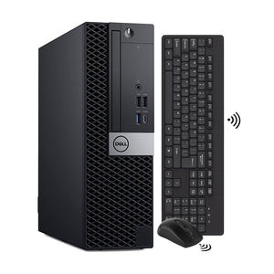 Dell OptiPlex 5050 SFF Desktop, Intel Core i5 7500, 3.4 GHz, 16 GB - 32 GB DDR4 RAM, 512 GB - 2 TB NVMe M.2 SSD, 1200mbps Built-in WiFi, HDMI, Wireless Keyboard & Mouse, Windows 10 Pro