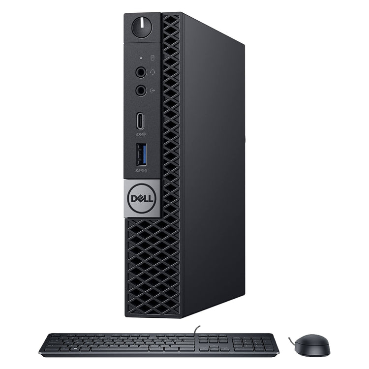 Dell OptiPlex 5070 Micro Desktop Computer Tiny PC, Intel Core i7 9700T up to 4.30 GHz, 16GB - 32GB DDR4 RAM, 512GB - 2TB SSD, Windows 11 Pro, WIFI - Refurbished