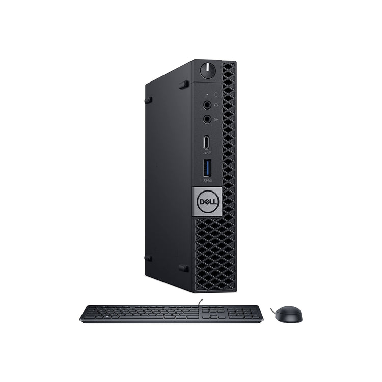 Dell OptiPlex 5070 Micro Desktop Computer Tiny PC, Intel Core i7 9700T up to 4.30 GHz, 16GB - 32GB DDR4 RAM, 512GB - 2TB SSD, Windows 11 Pro, WIFI - Refurbished