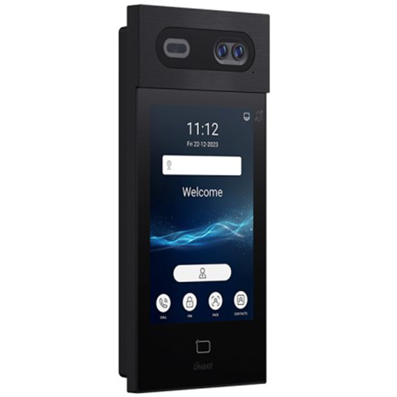 Dnake S617 Dual HD Cameras - 8 Inch Facial Recogination Android 2MP PoE+ DoorPhone Station, IPS LCD Display, 120° Wide viewing angle, Support Surface & Flush Mounting Box