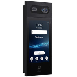 Dnake S617 Dual HD Cameras - 8 Inch Facial Recogination Android 2MP PoE+ DoorPhone Station, IPS LCD Display, 120° Wide viewing angle, Support Surface & Flush Mounting Box