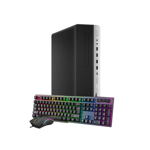 HP ProDesk SFF Desktop Computer with AMD RX 550 - GeForce GT 1030 HDMI - Intel Core i7 - 8700 Processor 3.20 GHz | 8GB - 32GB DDR4 RAM| 256GB - 2TB SSD| Windows 11 Professional WIFI