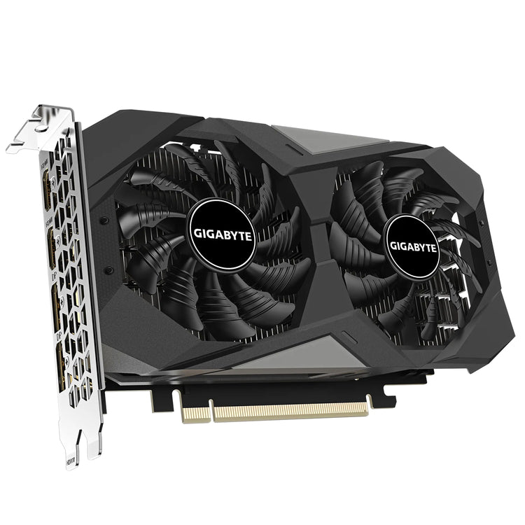 GIGABYTE GeForce RTX 3050 WindForce 0C V2 6G Graphics Card - 6GB GDDR6, PCL Express 4.0 Video Card, HDMI / Display Port - (GV-N3050WF2OCV2-6GD)