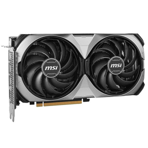 MSI GeForce RTX 4070 VENTUS 2X E1 OC Graphics Card | 12GB GDDR6 192-bit Memory | PCl Express 4.0 | HDMI, Display Port