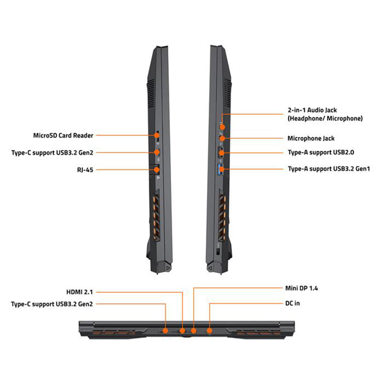 Gigabyte G6 MF Gaming Laptop - 16" FHD+ (1920x1200) WUXGA / Intel Core i7 - 13620H Up to 4.90GHz Processor CPU / GeForce RTX 4050 Graphics Card / 16GB DDR5 RAM / 1TB SSD / Window 11 Home