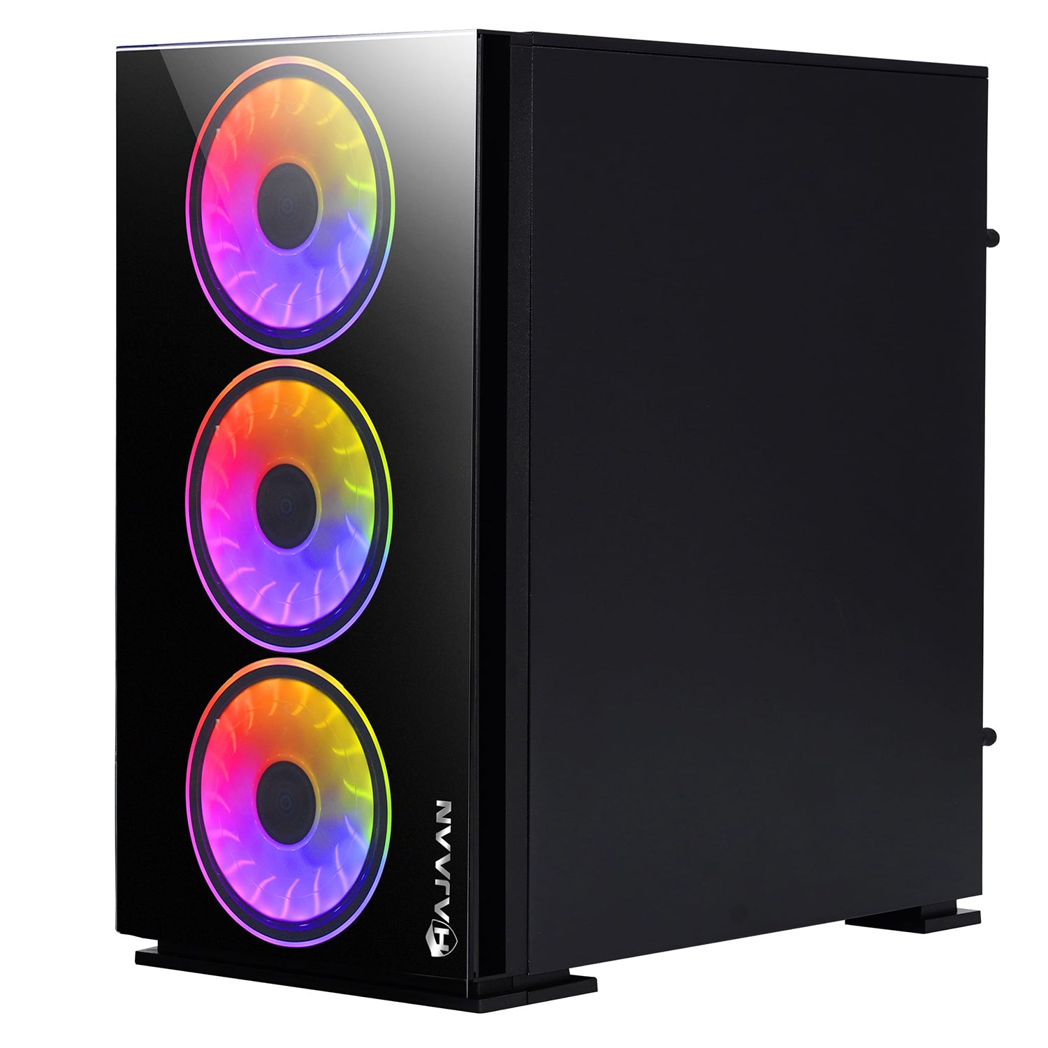 HAJAAN BREZEE Gaming Tower PC - AMD Ryzen 5 5600X / Graphics Card - RX 580, GTX 1660s, RTX 3050, 3060,5060 / 32GB DDR4 RAM / 1TB NVMe - 2TB NVMe M.2 SSD / Windows 11 Pro / WiFi / Gaming keyboard and Mouse